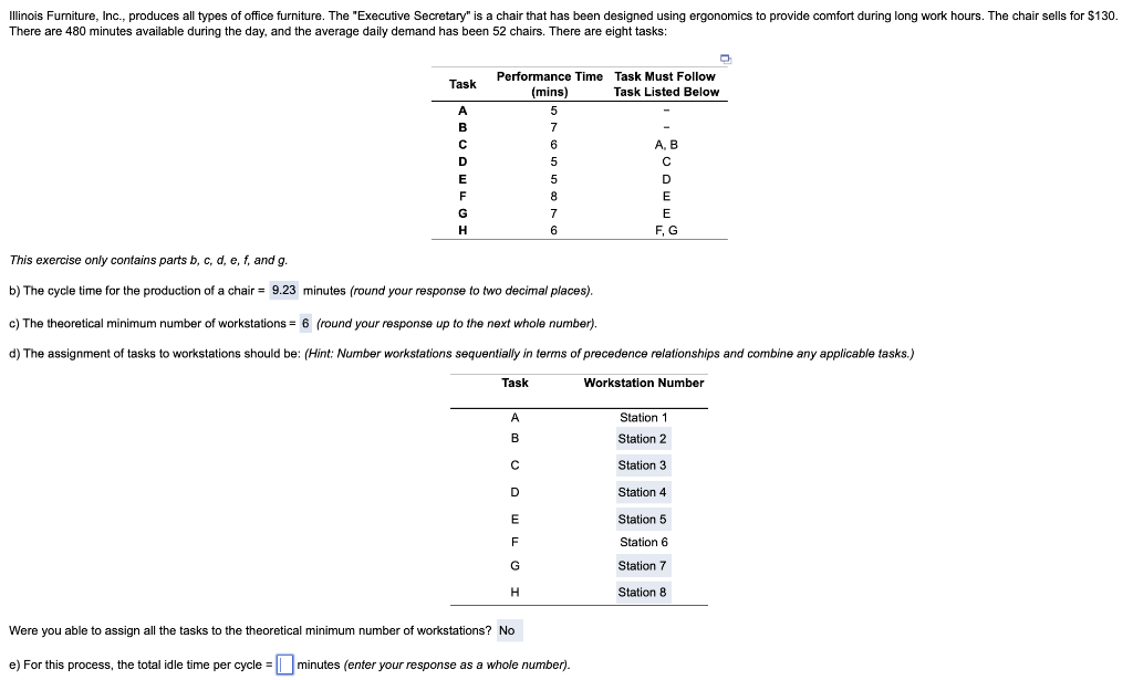 Hi! I just need help with answering part e and