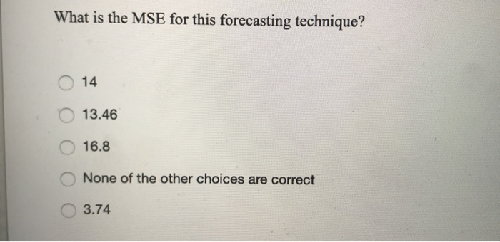 Question 8 2 points A manager has been using a