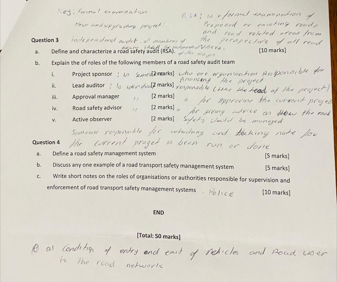 SECTION A (ANSWER ALL QUESTIONS) Question 1