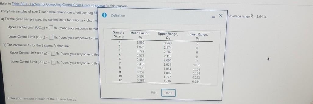 - Average range R=1:64 b Upper Range Refer to