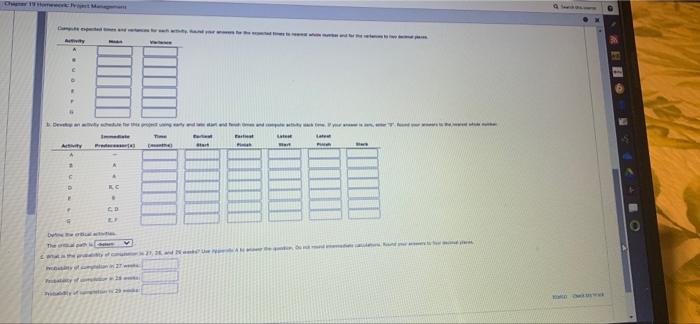 A - Optimistic Time 1 optimistic 3 Most Probable