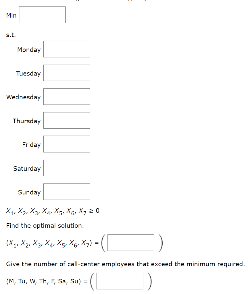 A linear programming computer package is needed.