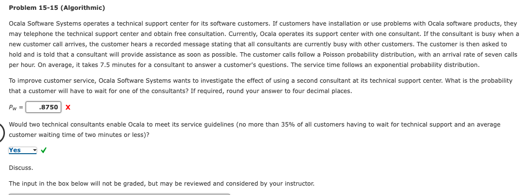 Problem 15-15 (Algorithmic) Ocala Software