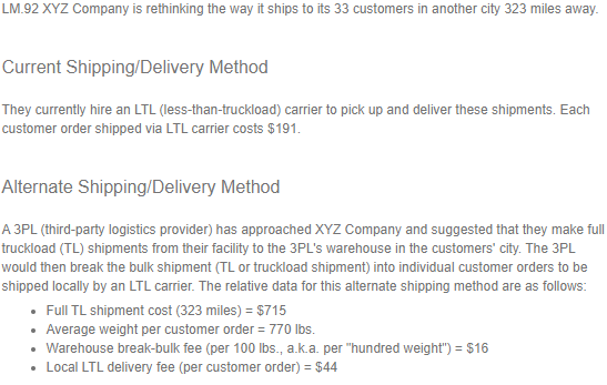 LM.92 XYZ Company is rethinking the way it ships