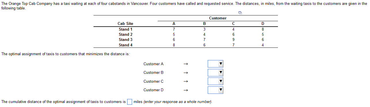asnwer ASAP PLEASE AND THANK YOU The optimal
