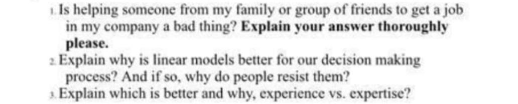 Plz answer these.. Dont copy paste.. There should