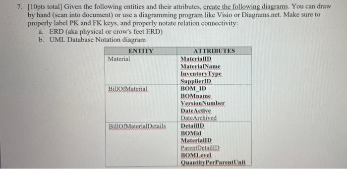 i only need part b please 7. [10pts total] Given