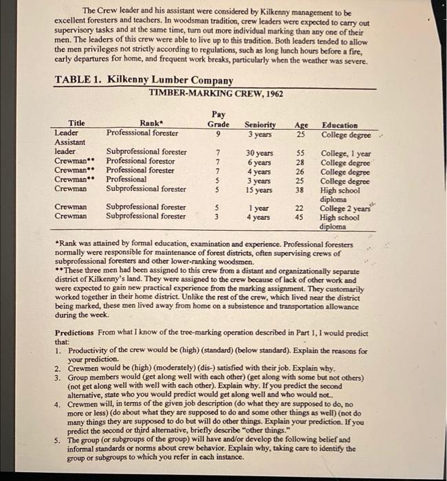 Inserting the professional between other crew