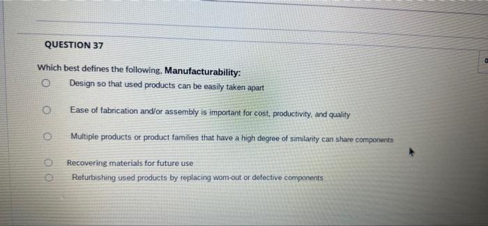 multiple choice QUESTION 8 Choose the best match.