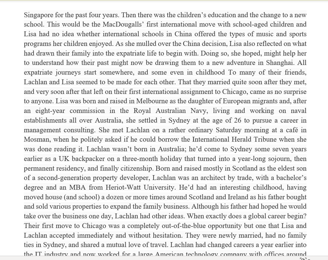CASE 8 JUST ANOTHER MOVE TO CHINA? THE IMPACT OF
