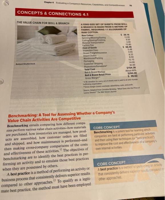 Chapter 4: Answer Assurance of Learning Exercises