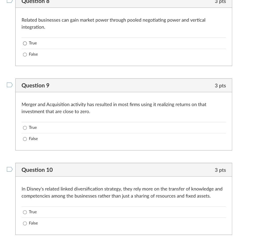 Related businesses can gain market power through