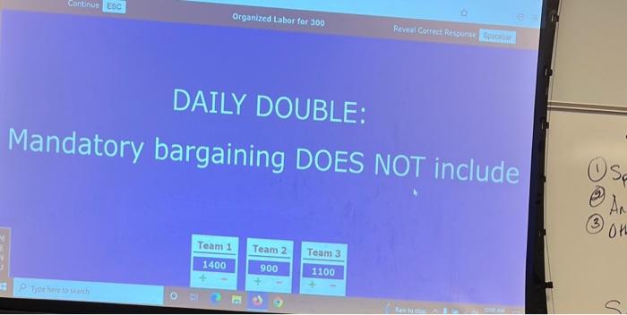 Continue Esc Organized Labor for 300 G Reveal