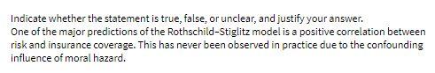 Indicate whether the statement is true, false, or