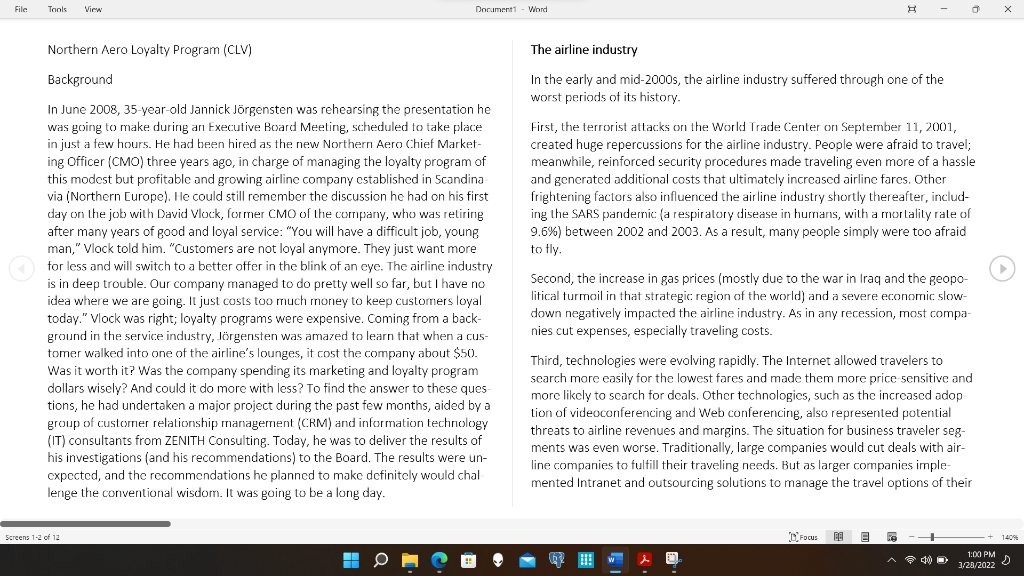 made by the consulting group was to shift loyalty