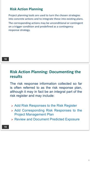 please explain to me each point in the slide Risk