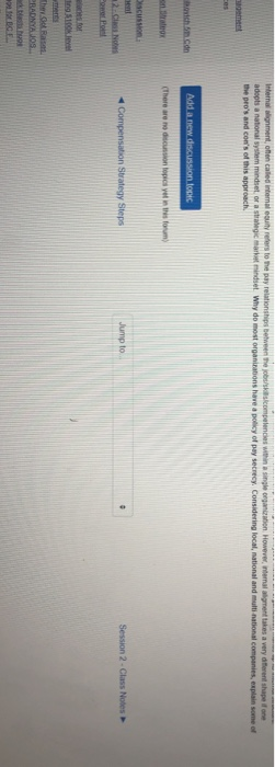 Why do most organizations have a policy of pay