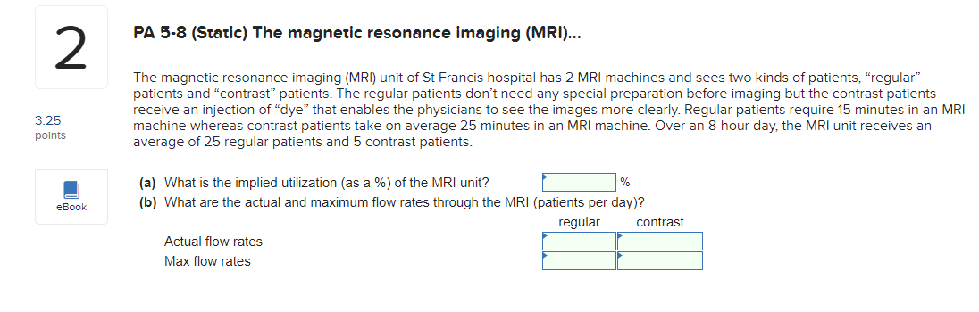 Please answer all parts (a. & b.) PA 5-8 (Static)