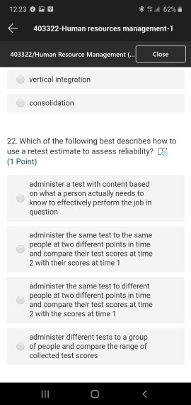 12:23 OP *. 62% 403322-Human resources