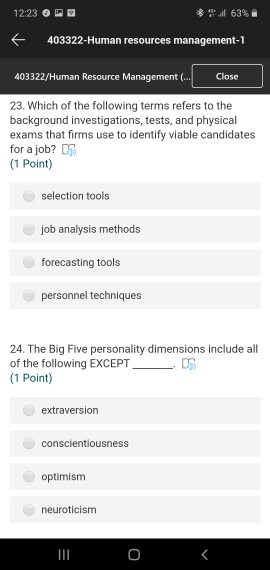 12:23 OP *. 62% 403322-Human resources