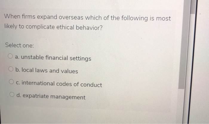 Industry structure is one of the outside forces