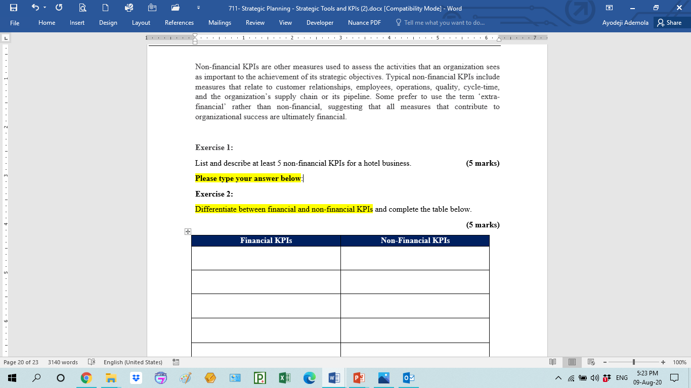 - US 6 X 711- Strategic Planning - Strategic