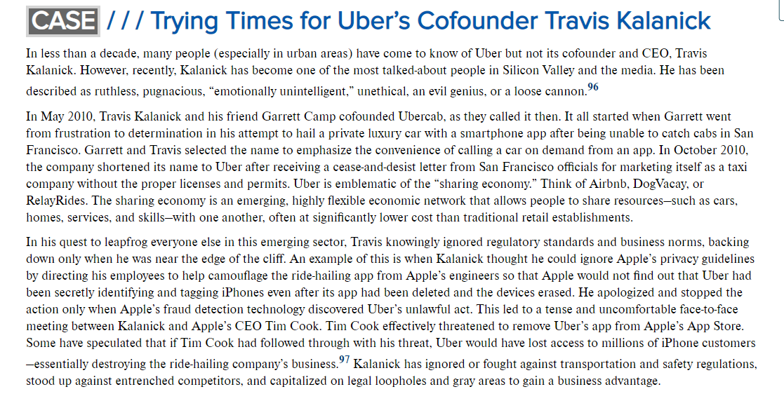 CASE /// Trying Times for Uber's Cofounder Travis