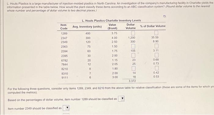 all 2 multiples options are A, B, C L Houts