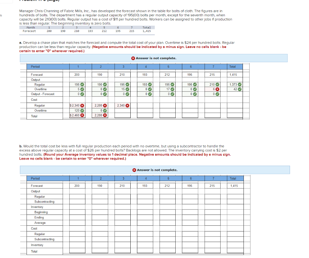 Please show your work and solve using EXCEL. ts