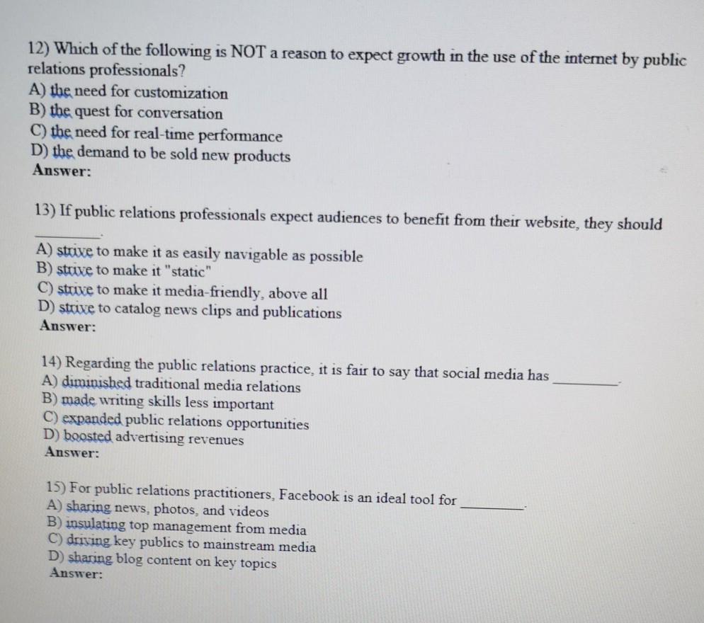 3) Objectivity, which journalists presumably