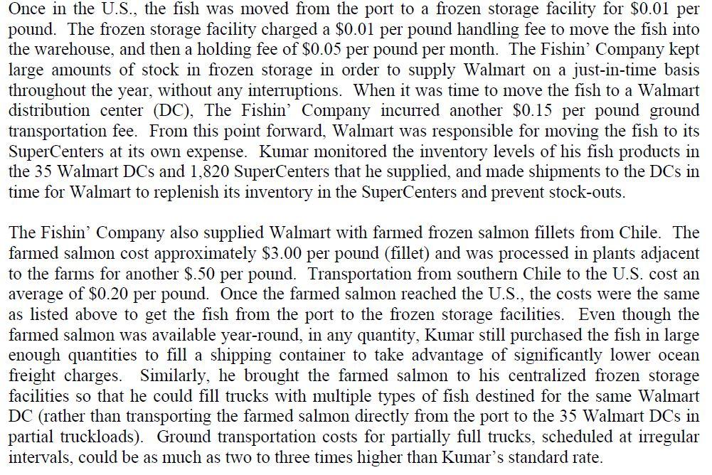 Question: What could Walmart do in this case to