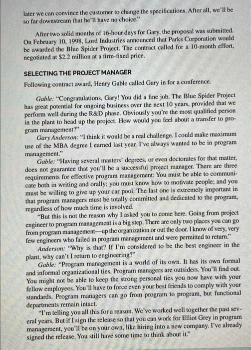 The Blue Spider Project "This is impossible! Just