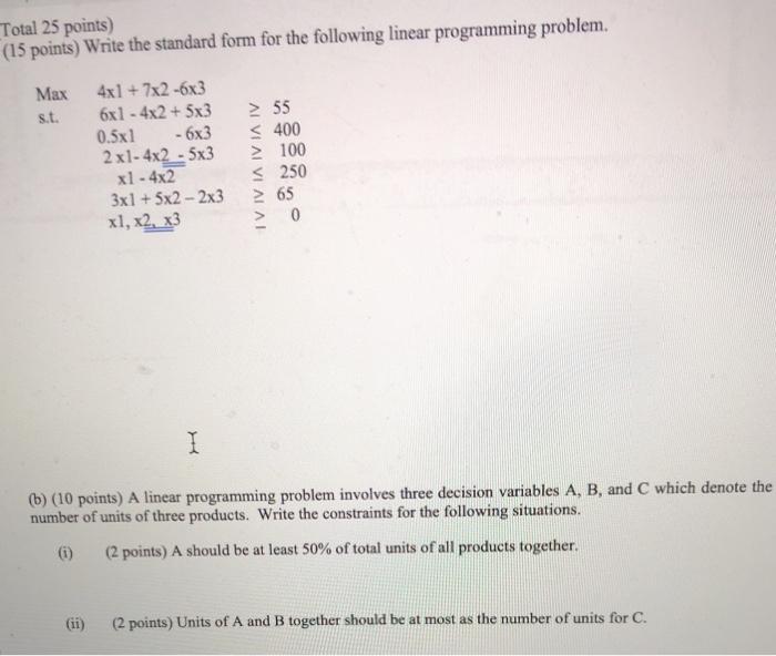 help please Total 25 points) (15 points) Write