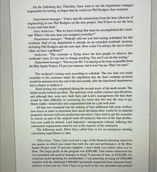 The Blue Spider Project "This is impossible! Just