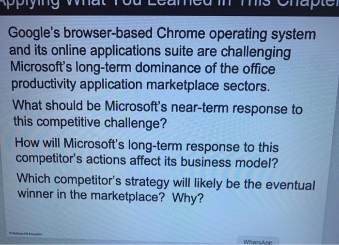 Google's browser-based Chrome operating system