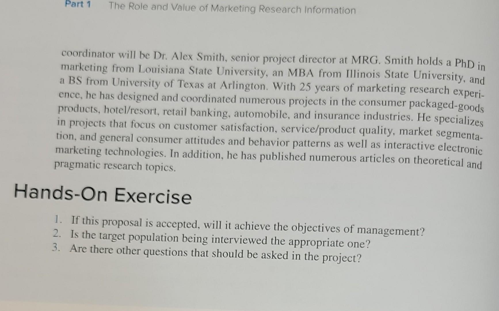 Questions: 1. If this proposal is accepted, will