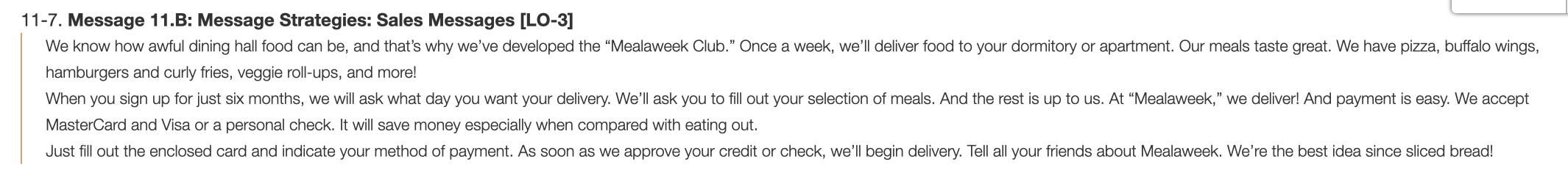 You will develop your skills with the AIDA model