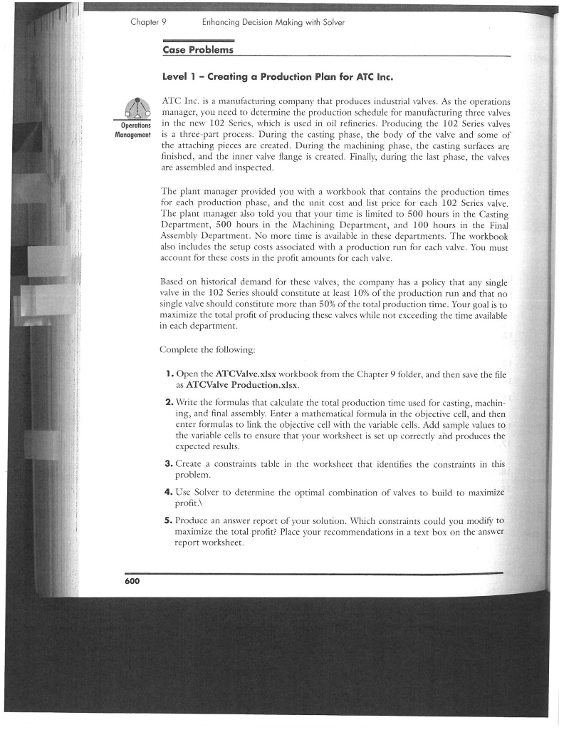 Question: Chapter 9 Enhancing Decision Making