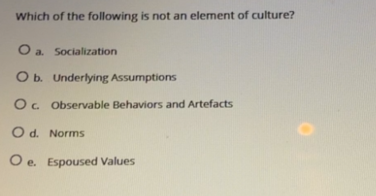 Which of the following is not an element of