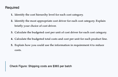 5-28 Choosing cost drivers, activity-based