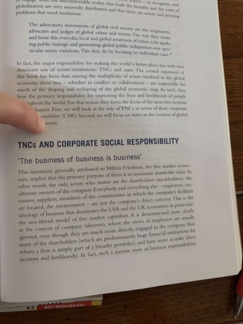 (1 page in length) Chapter 11 (Global Shift)