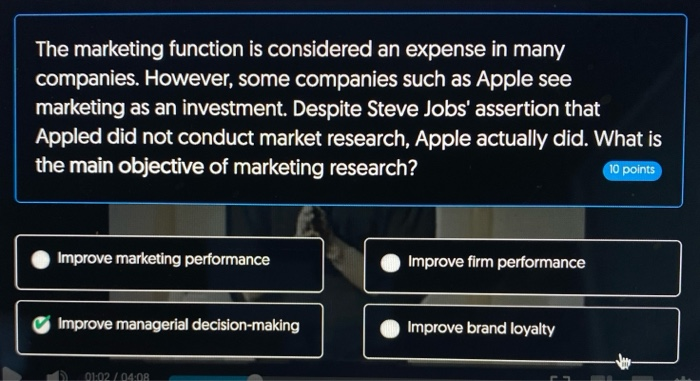 The marketing function is considered an expense