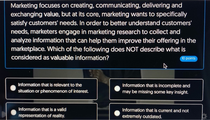 The marketing function is considered an expense