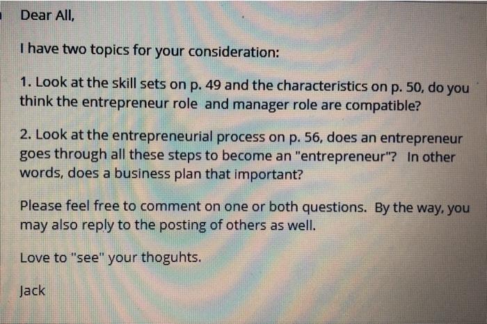 Dear All, I have two topics for your