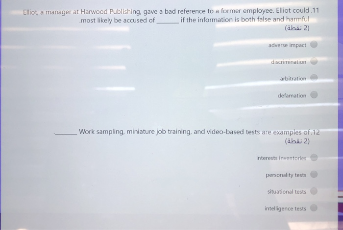 Elliot, a manager at Harwood Publishing, gave a
