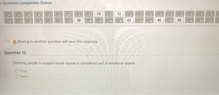 Question Completion Status: 81 10 12 36 41 50 6