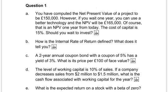 need a quick neat Solution with calculations &