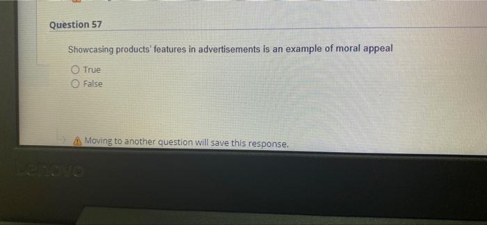 Question 57 Showcasing products' features in