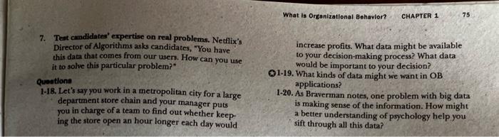 CASE INCIDENT 2 Big Data for Dummies Do you need