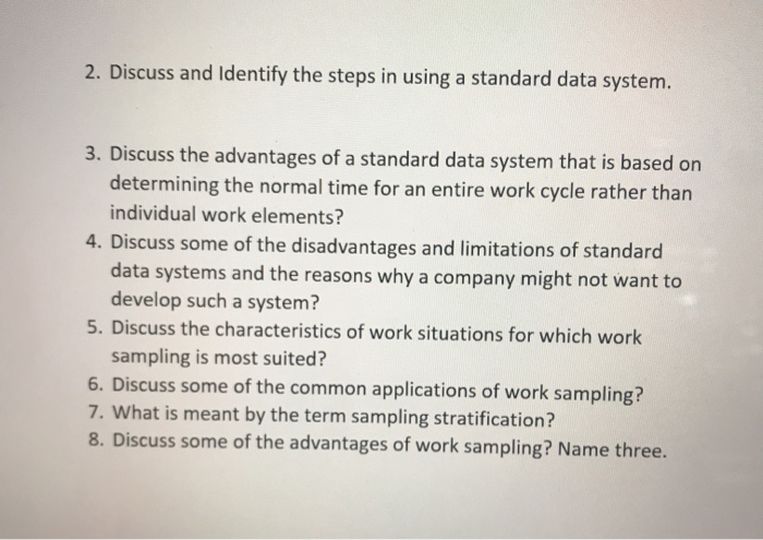 2. Discuss and Identify the steps in using a
